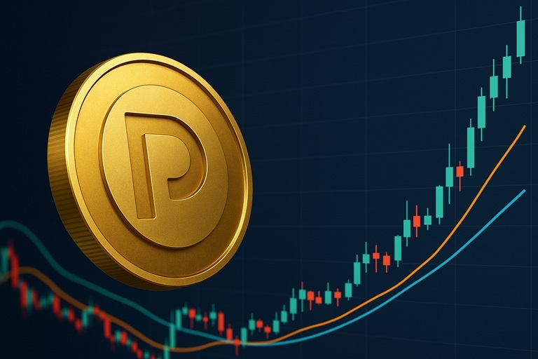 피스 네트워크, 상무부 효과로 100% 폭등…골든크로스 임박