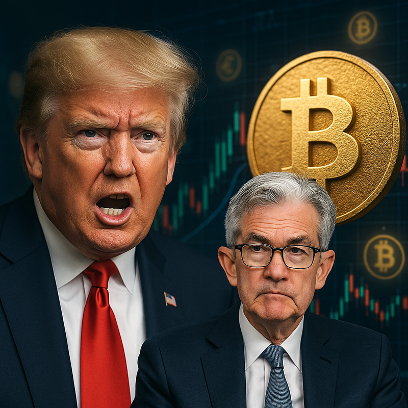 파월 해임 가속? 트럼프 변수에 비트코인 시장 요동