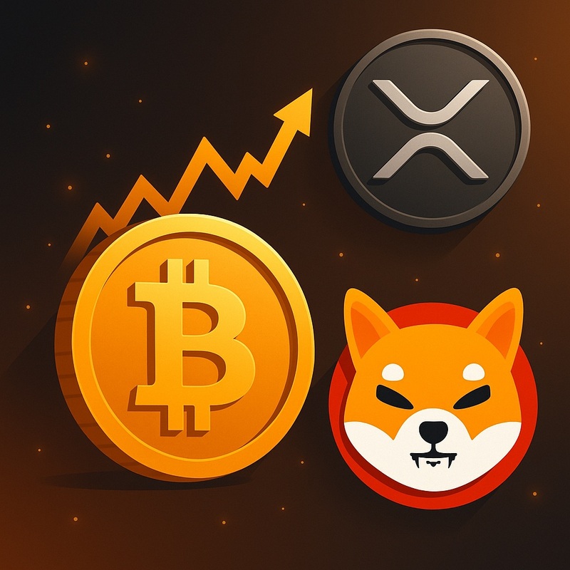 비트코인 지배력 하락…XRP·시바이누는 상승 질주