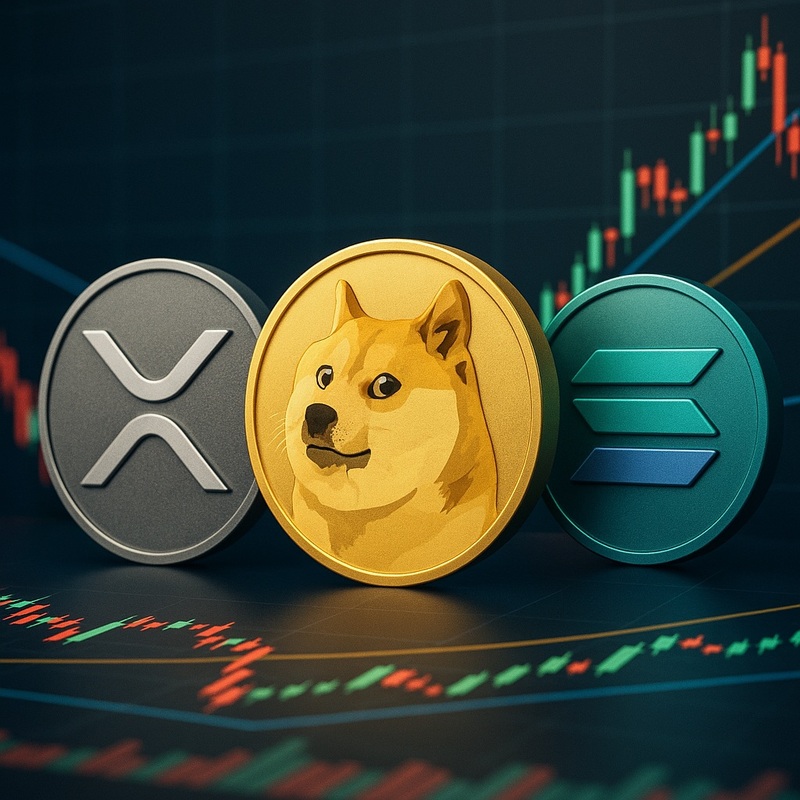 XRP·도지코인·솔라나, 폭락 경고등 켜졌다…"지지선 깨지면 끝장"