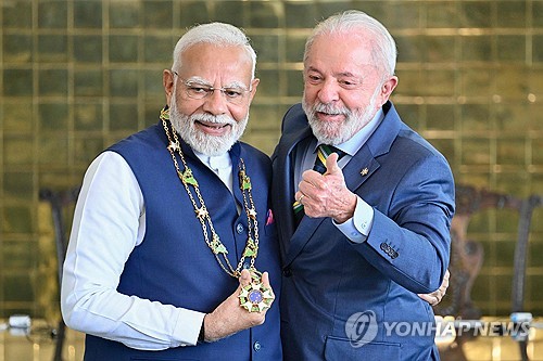 ‘50% 美 관세폭탄’ 브라질-인도 정상 통화…”도전에 함께 대응”