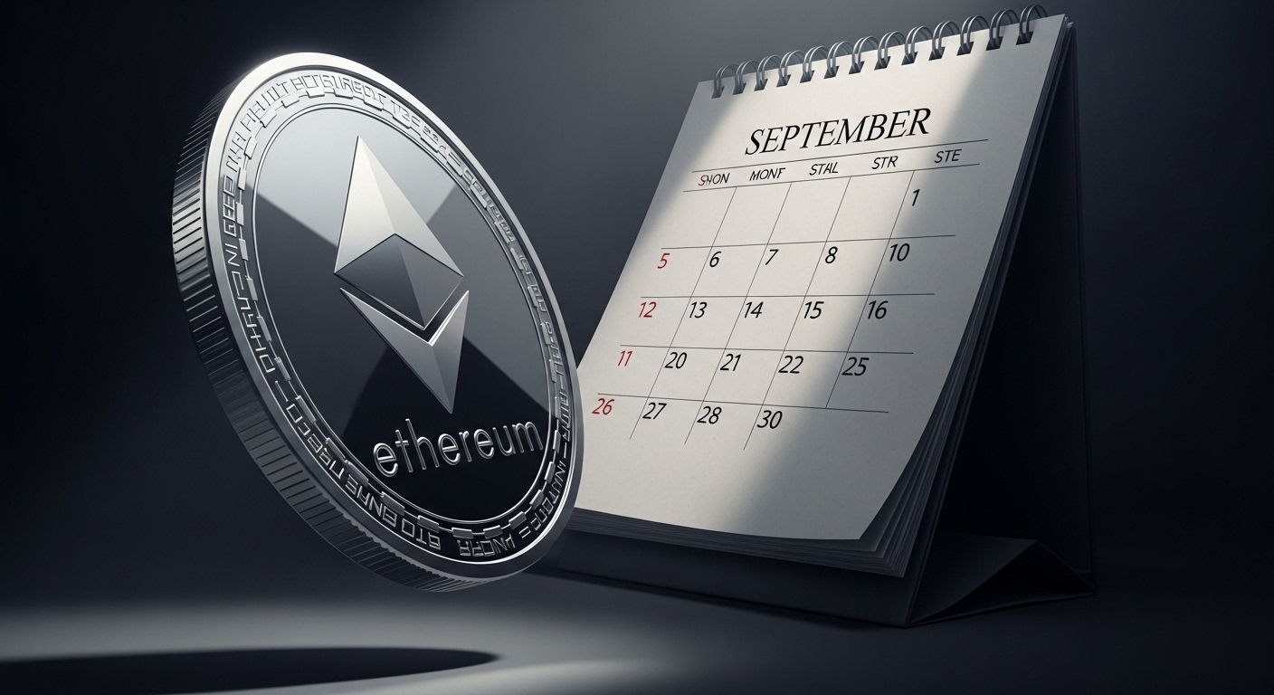 이더리움(ETH), 9월 조정 오나…과거 데이터 ‘하락 징크스’ 경고