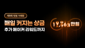 빗썸, ‘제9회 거래왕’ 이벤트 개최…총 상금 7,500만 원 규모