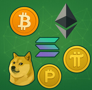 도지코인·솔라나, 거래량 급부상…비트코인·이더리움 리플은 ‘연준 결단’ 96%의 변수는?