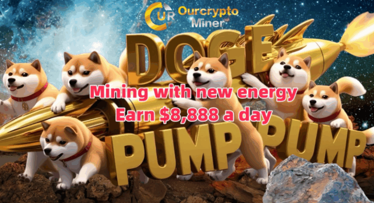 아워크립토마이너(OurCryptoMiner), 도지코인 기반 하루 8,888달러 수익 구조 공개