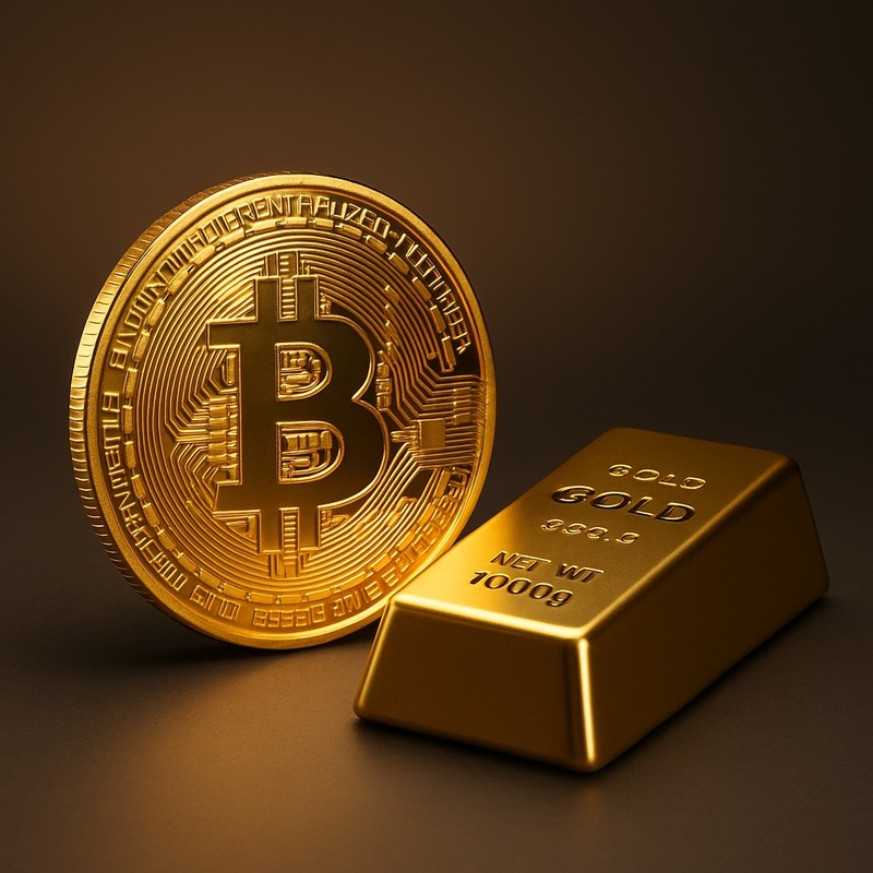 금 사상최고가에 비트코인 휘청…위기 신호인가?