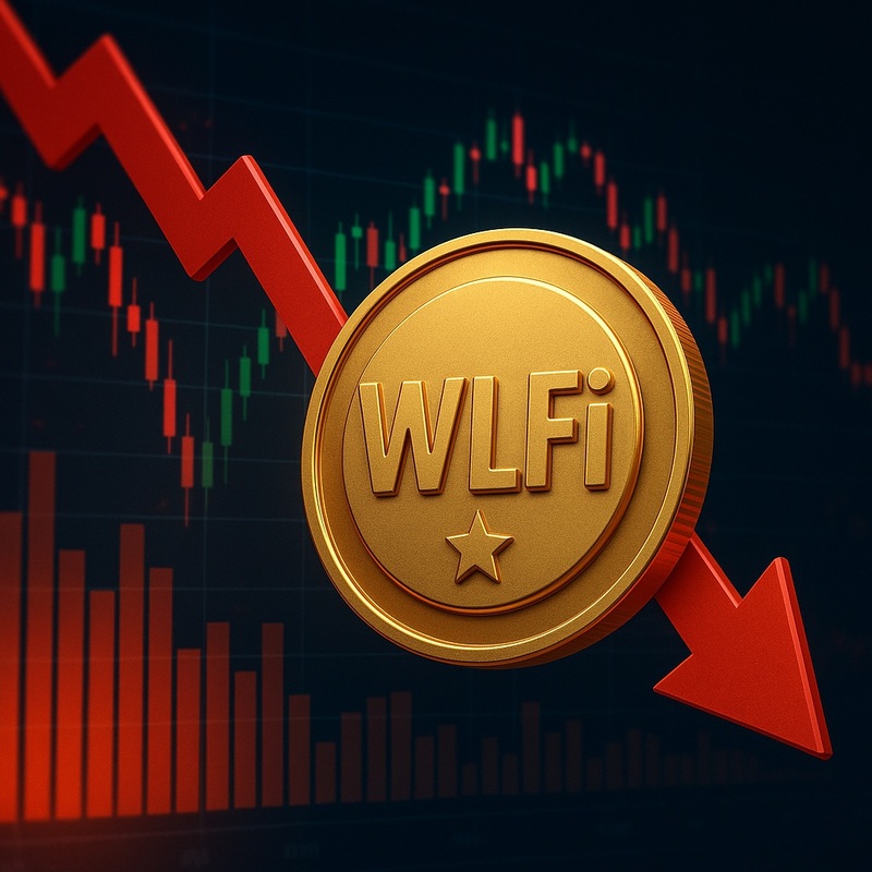 WLFI 하루 만에 20% 폭락…끝없는 추락 시작됐다