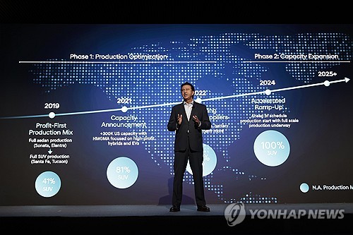 현대차 사장 “미 車관세 15% 적용 조속한 한미 합의 기대”(종합)