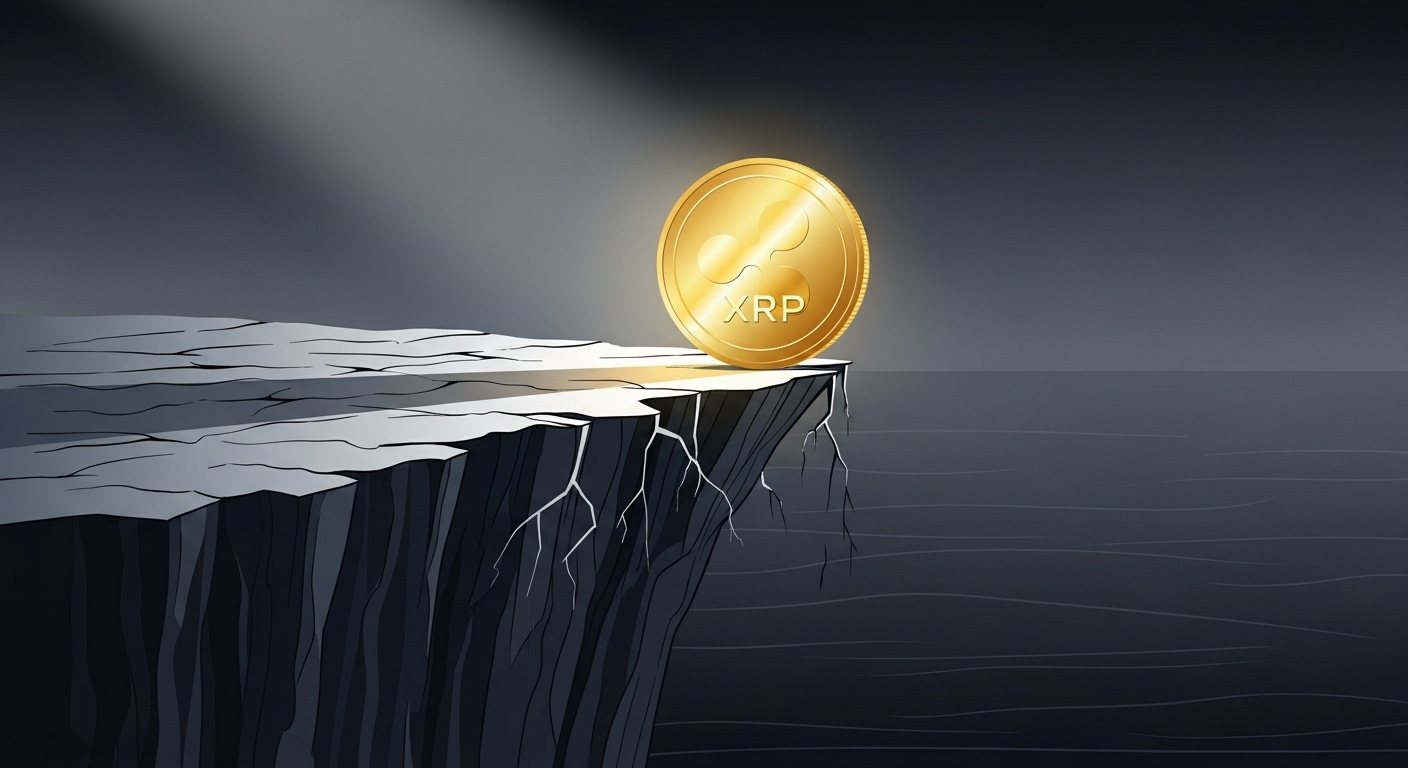 리플(XRP), 기술적 지지선 테스트… ‘골든 크로스’에도 반등 여부 불투명