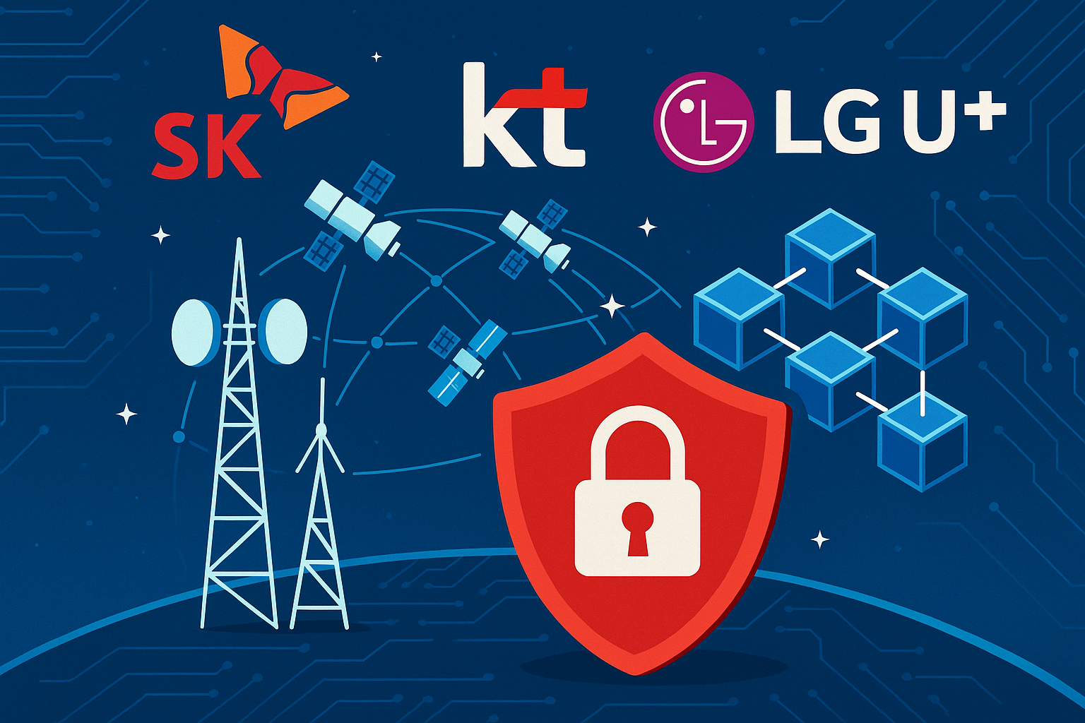 통신 3사 데이터 유출 파장, 위성 인터넷과 블록체인 인증이 한국 보안의 해답 될까