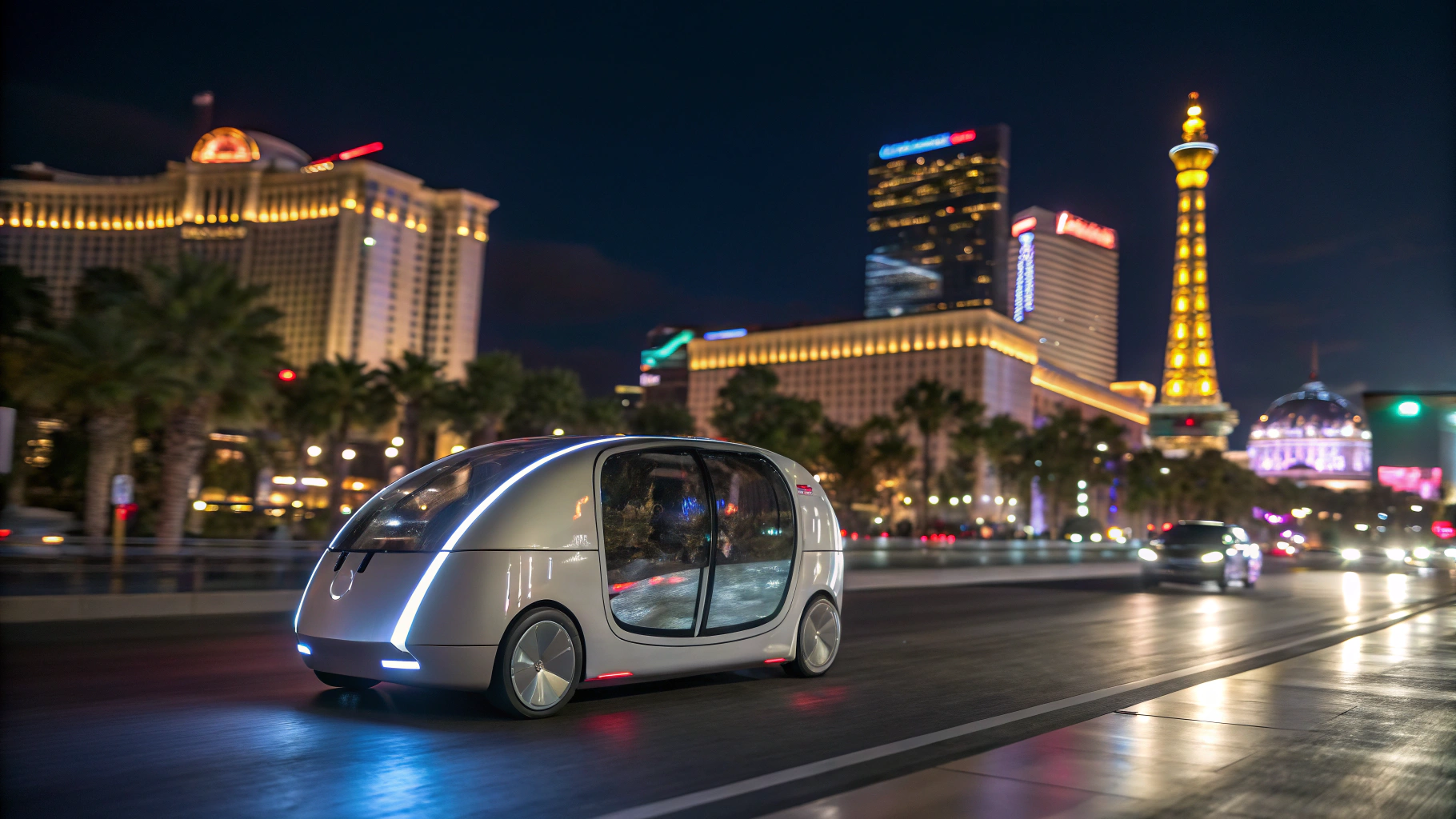 아마존, 라스베이거스서 자율주행 로보택시 직접 띄웠다…’완전히 새 교통수단’