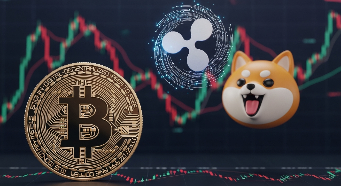 비트코인·XRP·시바이누, 핵심 지지선 앞 결정적 순간…향방은?