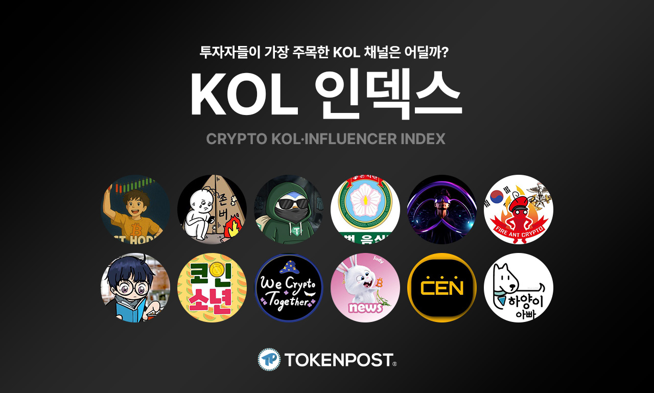 [KOL 인덱스] ETF·온체인 신호와 글로벌 이슈…대형 채널의 파급력, 중소형 채널의 효율성 부각
