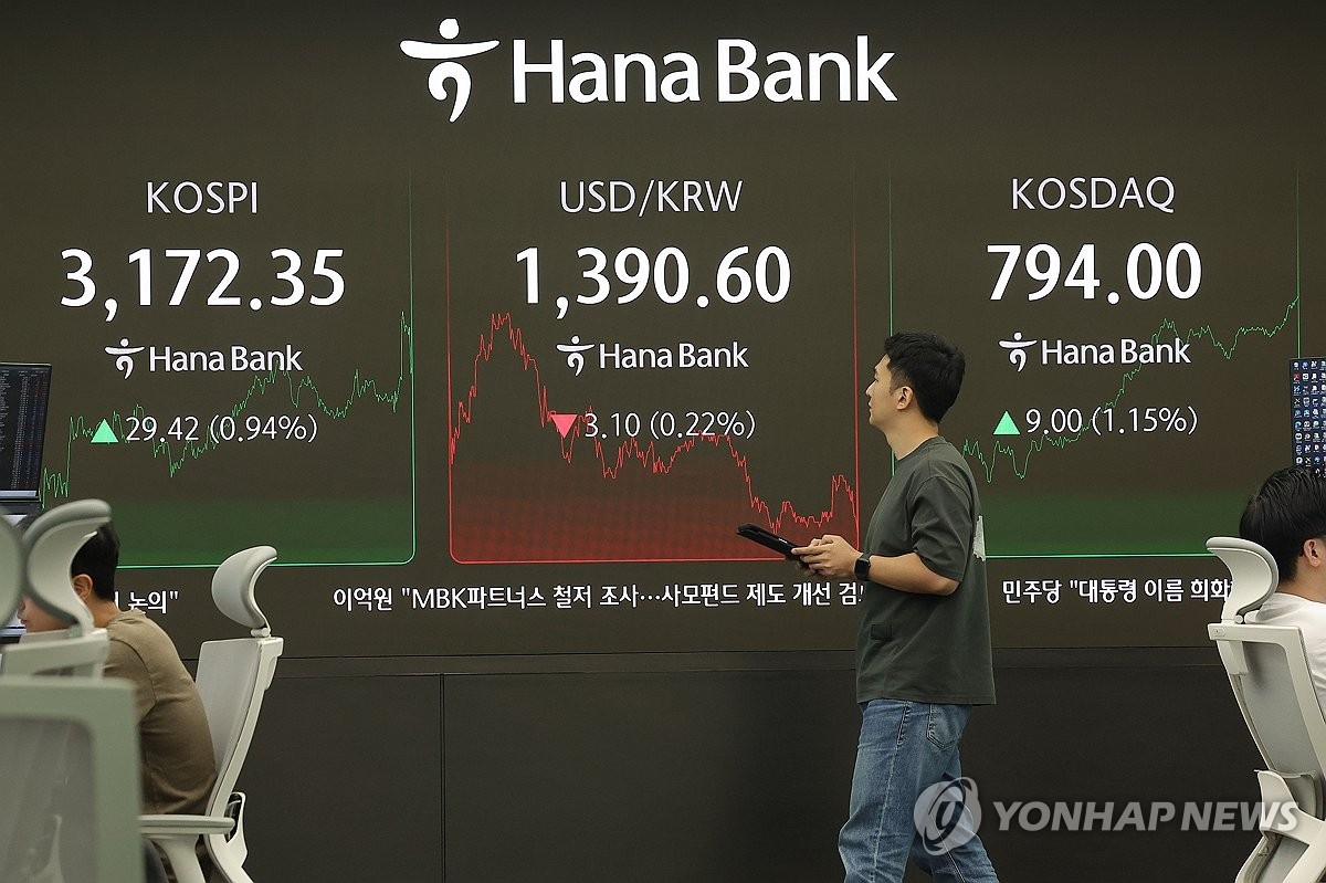 외국인 ‘사자’ 돌아왔다…반도체 반등에 코스피 3,170선 회복