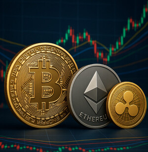 비트코인·이더리움·리플(XRP), 10월 대전환 앞두고 ‘랠리 2막’…ETF 자금과 숏 스퀴즈가 불붙인다