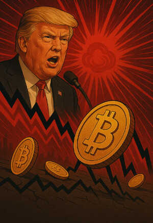 리플(XRP)·이더리움·비트코인, 동반 약세…100%수치가 변수? 트럼프 번복하나?