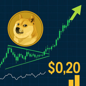 도지코인, 시세 0.20달러 돌파…고래 매수세에 강세 회복 조짐