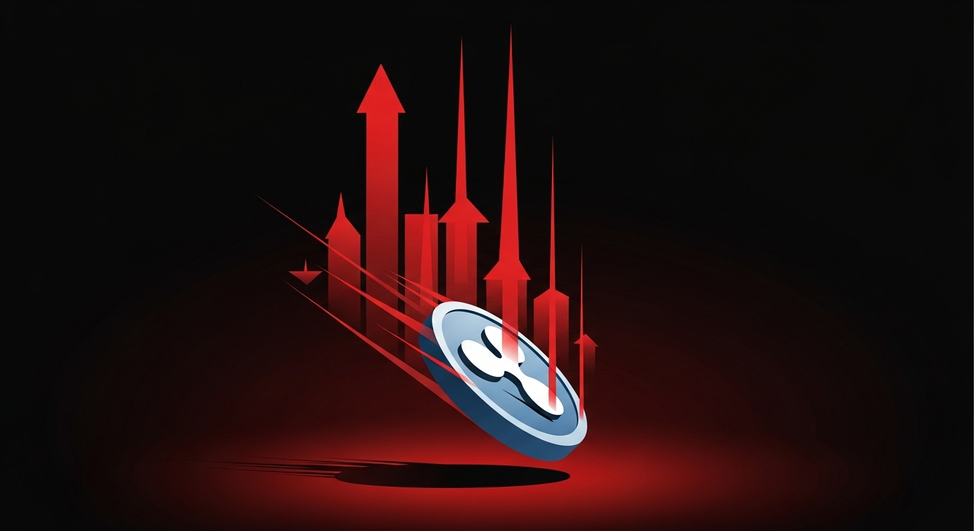 XRP, 한 시간 만에 113억 원 롱 청산…’심리 저항선’ 돌파 실패가 촉발