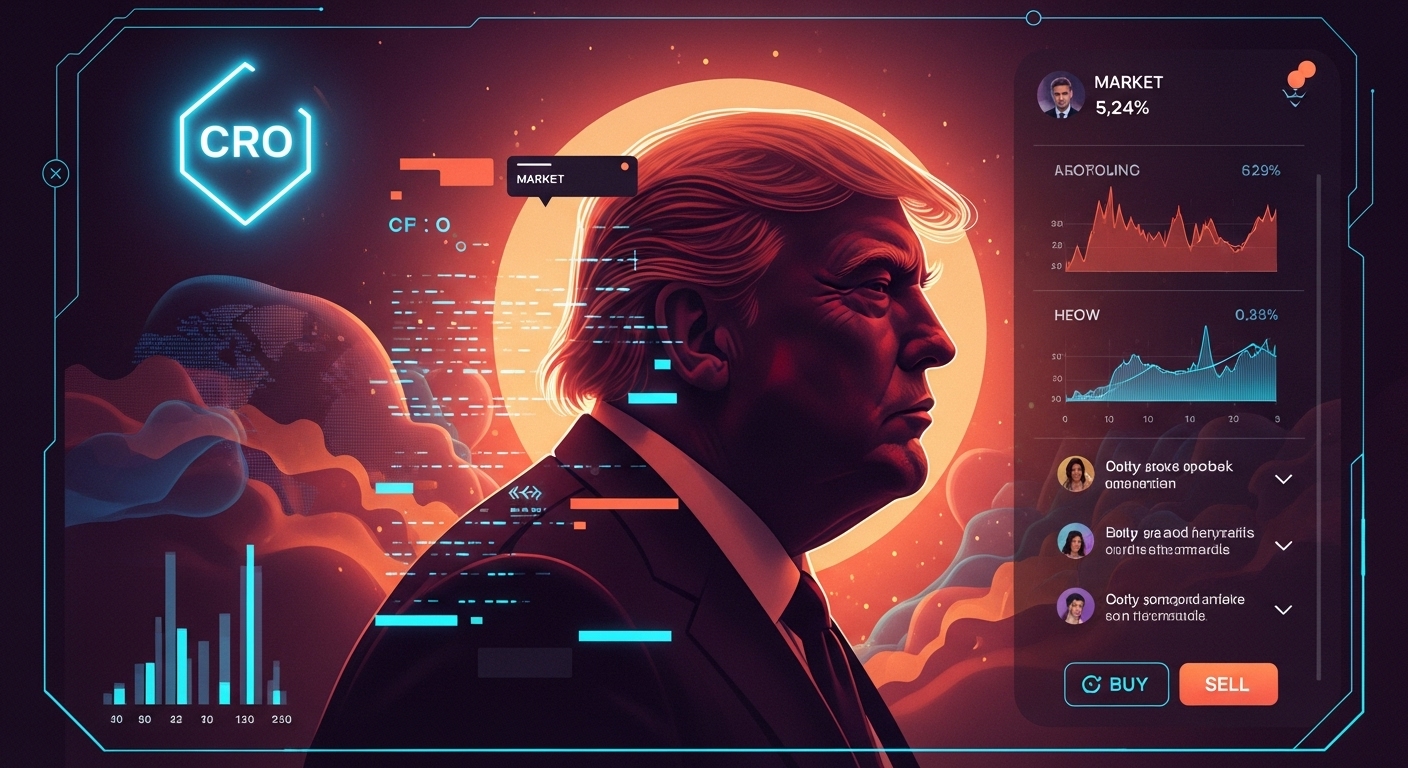트럼프 대통령의 트루스소셜, 크립토닷컴과 ‘예측 시장’ 플랫폼 공개…크로노스 연동 주목
