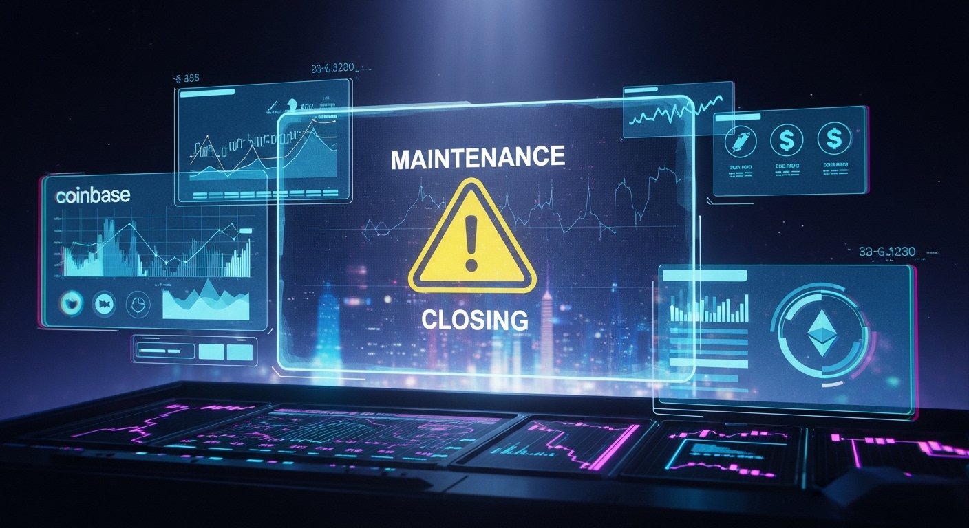 코인베이스, 10월 25일 시스템 점검…주말 거래 일시 중단 예고