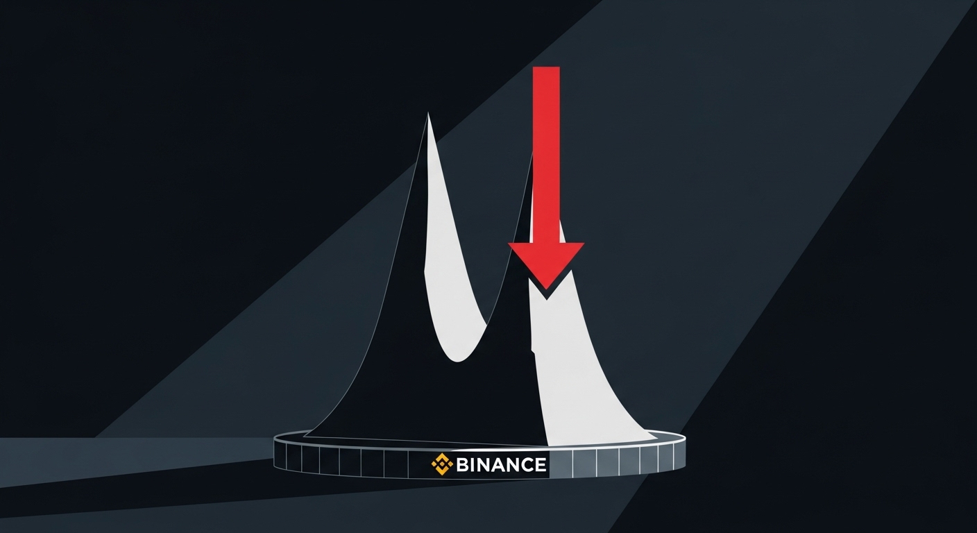 바이낸스코인(BNB), 더블 톱 형성… 최대 30% 급락 가능성 경고