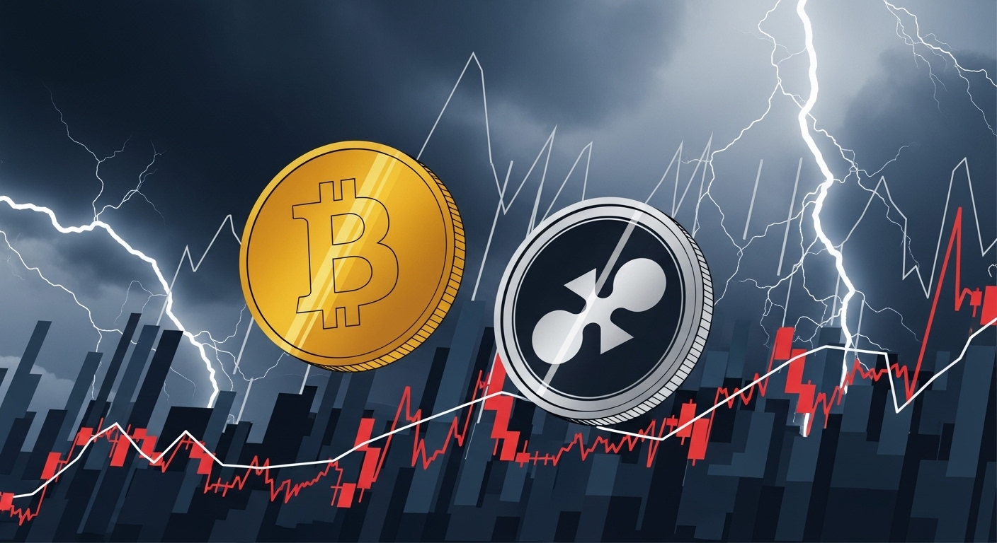 비트코인 중기 하락 징후…$XRP·시바이누 SHIB 단기 반등 신호