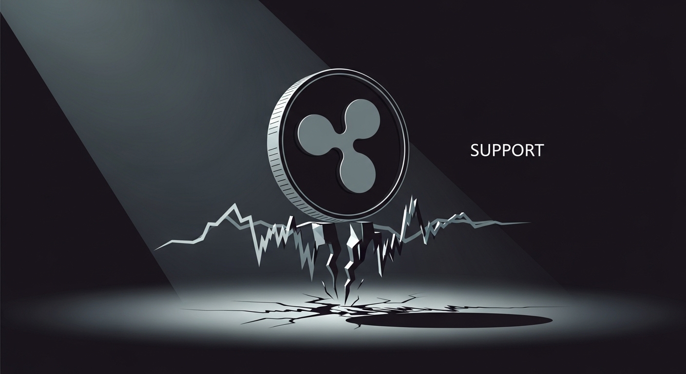 XRP, 단기 지지선 시험…2.4871달러 붕괴 시 추가 하락 경고