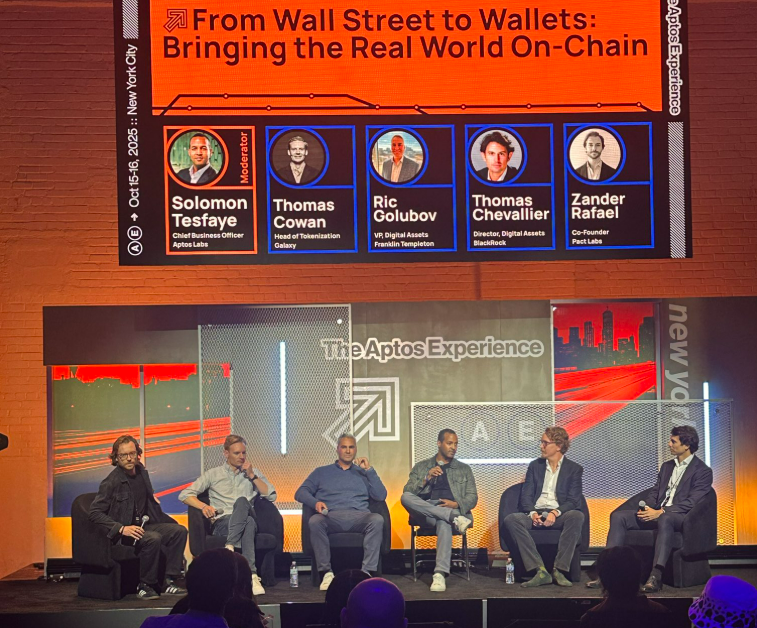 [Aptos Experience] “토큰화는 더 이상 개념이 아니다”…월가, 블록체인 위로 올라타다