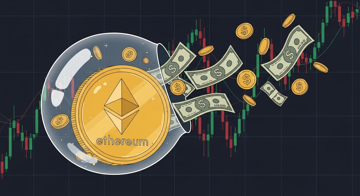 이더리움($ETH) ETF, 2주간 7,705억 원 이탈…투자심리 급랭