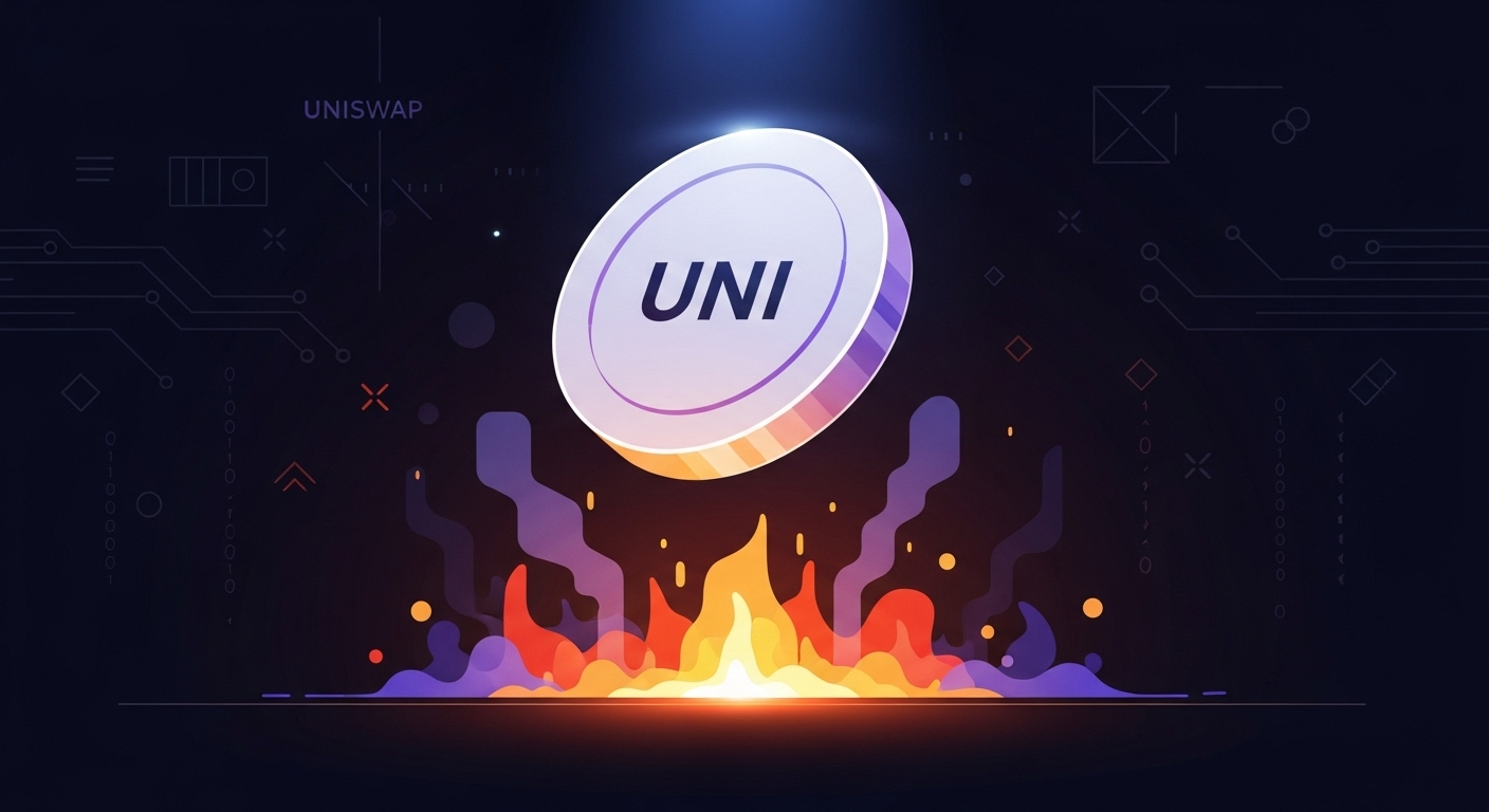 유니스왑(UNI), 소각 계획 발표에 38% 급등…‘1억 개 토큰 줄인다’