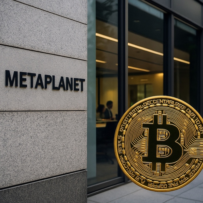 메타플래닛, ‘비트코인 담보’ 1.3억 달러 또 대출…하락장에도 베팅