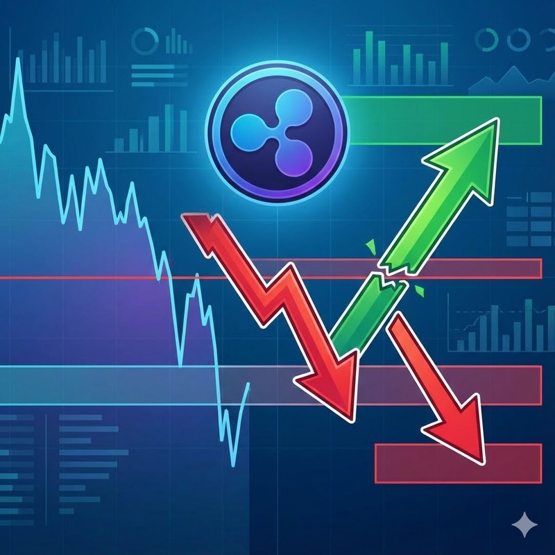 XRP, 1.9달러 추락 vs 2.45달러…반드시 뚫어야 할 ‘마의 구간’은?