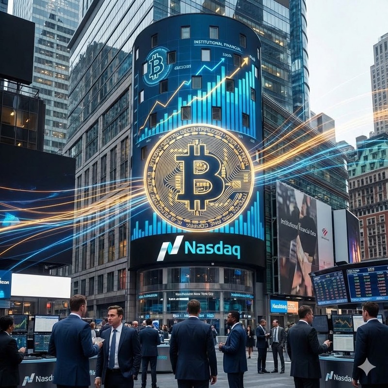 나스닥, 비트코인 옵션 한도 4배 상향 승부수…"애플급 대우"