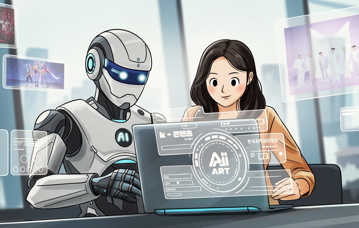 정부, AI 생성물도 저작권 보호 추진…’인간 기여도’ 기준 명확화