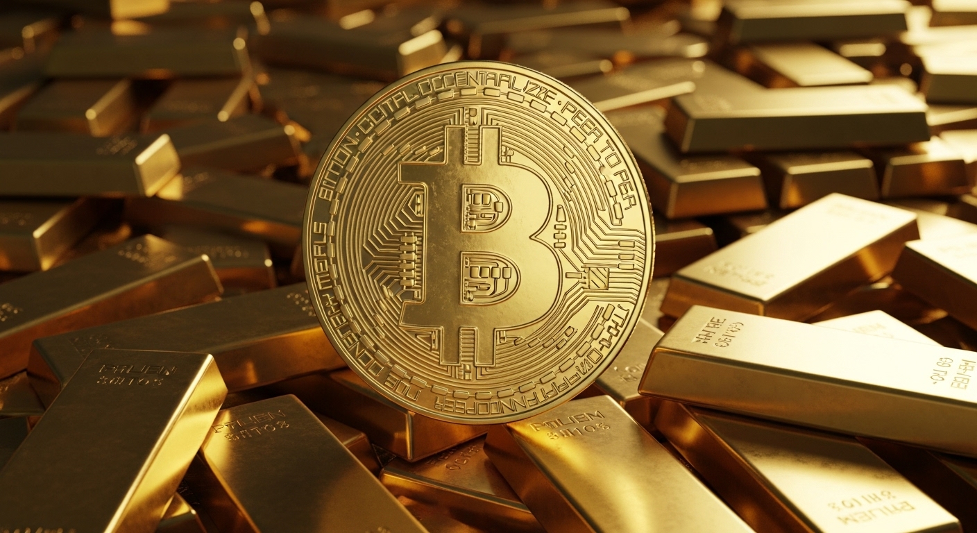 비트코인(BTC), 금 대신 주목받나…“조정장 진입한 금, 역할 넘긴다”