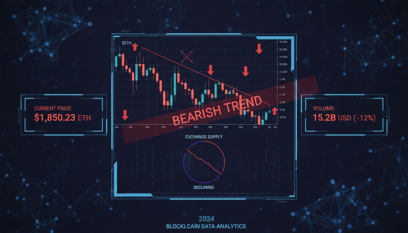 이더리움 $ETH, 약세 속 ‘거래소 공급 축소’…전환 신호 주목