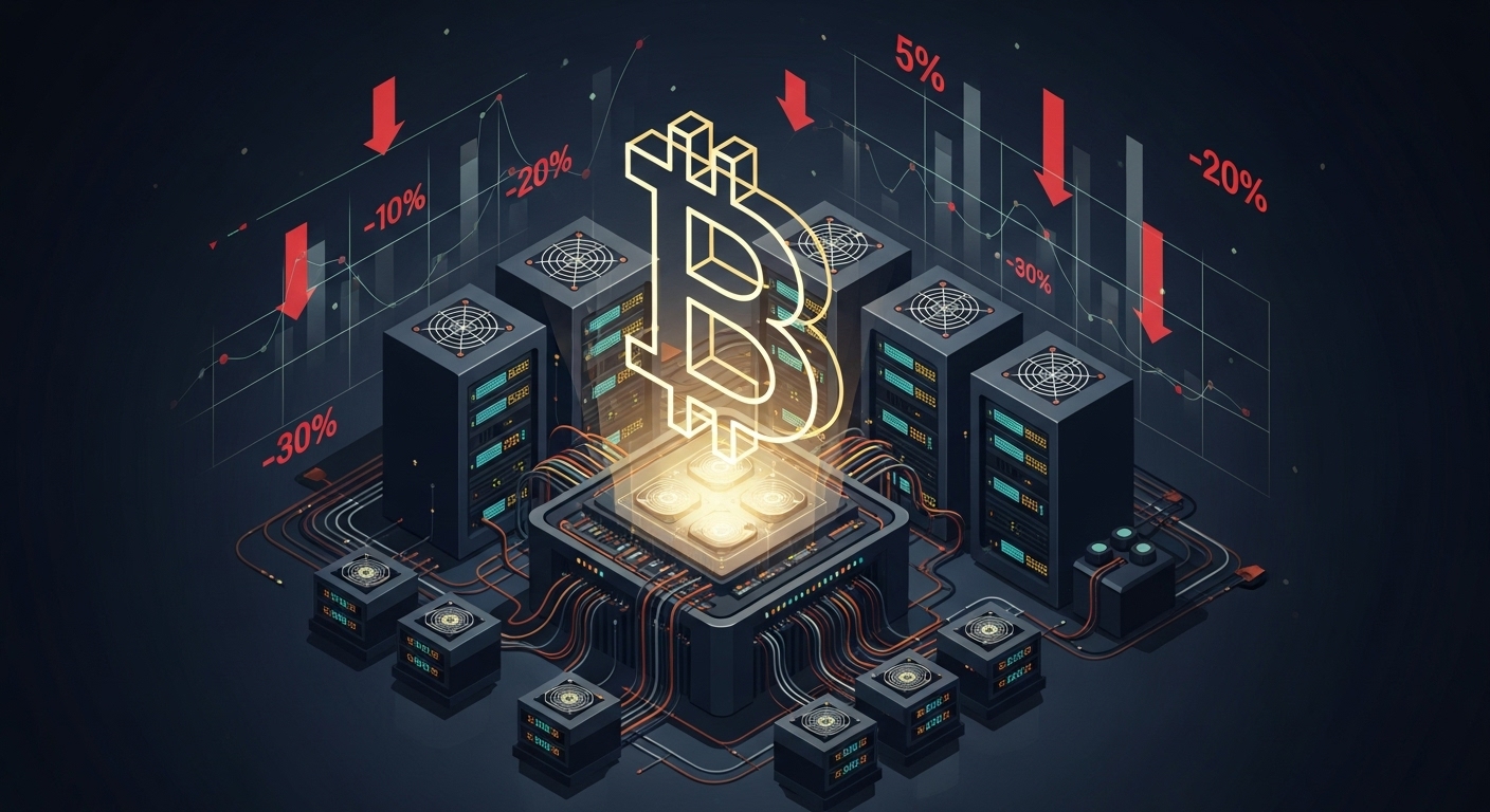 비트코인($BTC) 채굴 수익, 사상 최저치 추락…산업 구조조정 본격화 전망