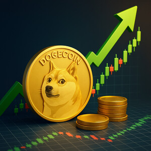 도지코인(DOGE), 시세 향방 ‘이목’…“대칭 삼각형 돌파 시 0.20달러 전망”