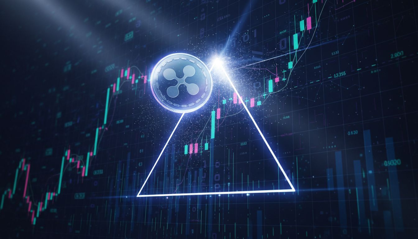 XRP, 대칭 삼각형 돌파 임박…기술적 목표가는 2.4달러