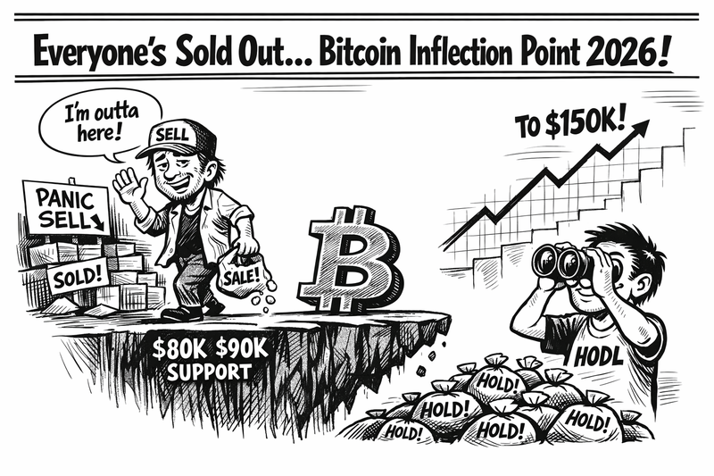[코툰] "팔 사람은 다 팔았다…비트코인 2026년 변곡점 온다"