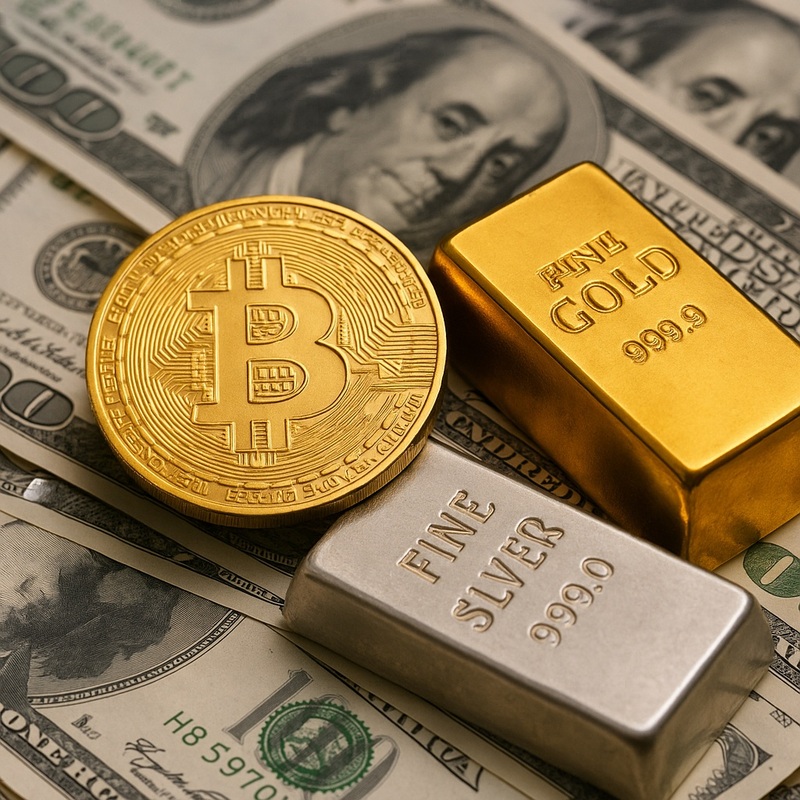 금·은값 역사적 신고가 행진에도… 비트코인, 지정학적 공포에 8만 7천 달러 후퇴