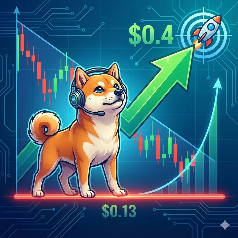 도지코인, 폭발적 상승 패턴 완성…전문가 "0.4달러 간다"
