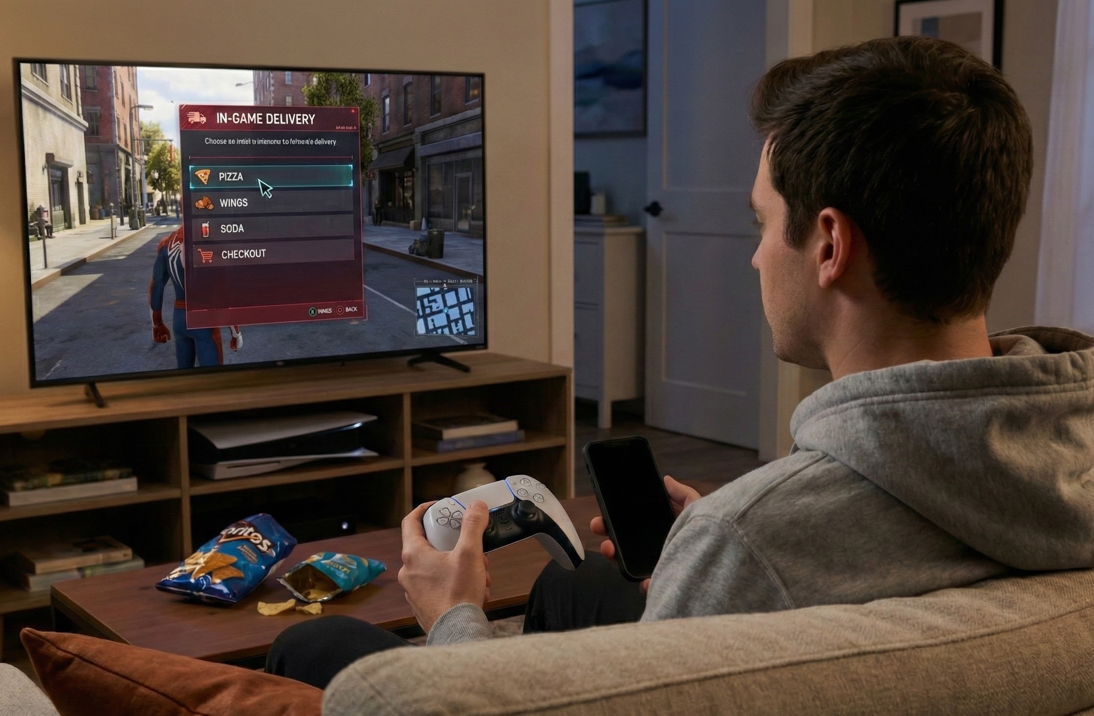 [이슈] “게임하다 배고프면?”… 소니, 컨트롤러로 피자 시키는 세상 연다