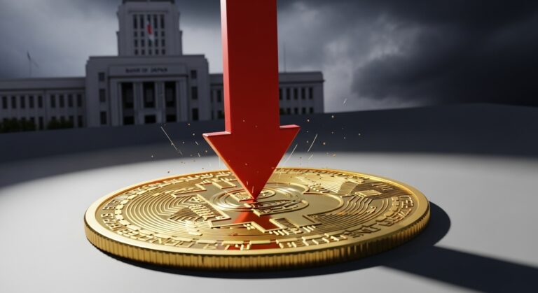 日 기준금리 인상 가능성에 비트코인 7만 달러선 위협…평균 20% 이상 급락 기록