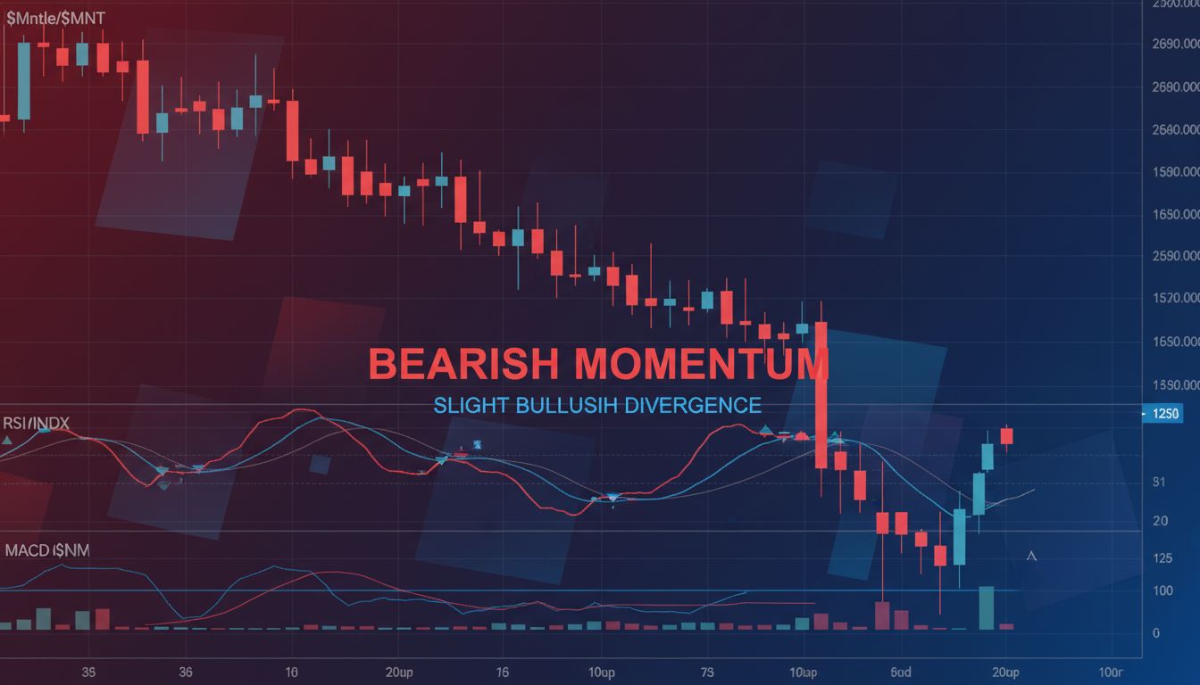 맨틀($MNT) 0.885달러 지지선 흔들…기관 매도에 약세 지속