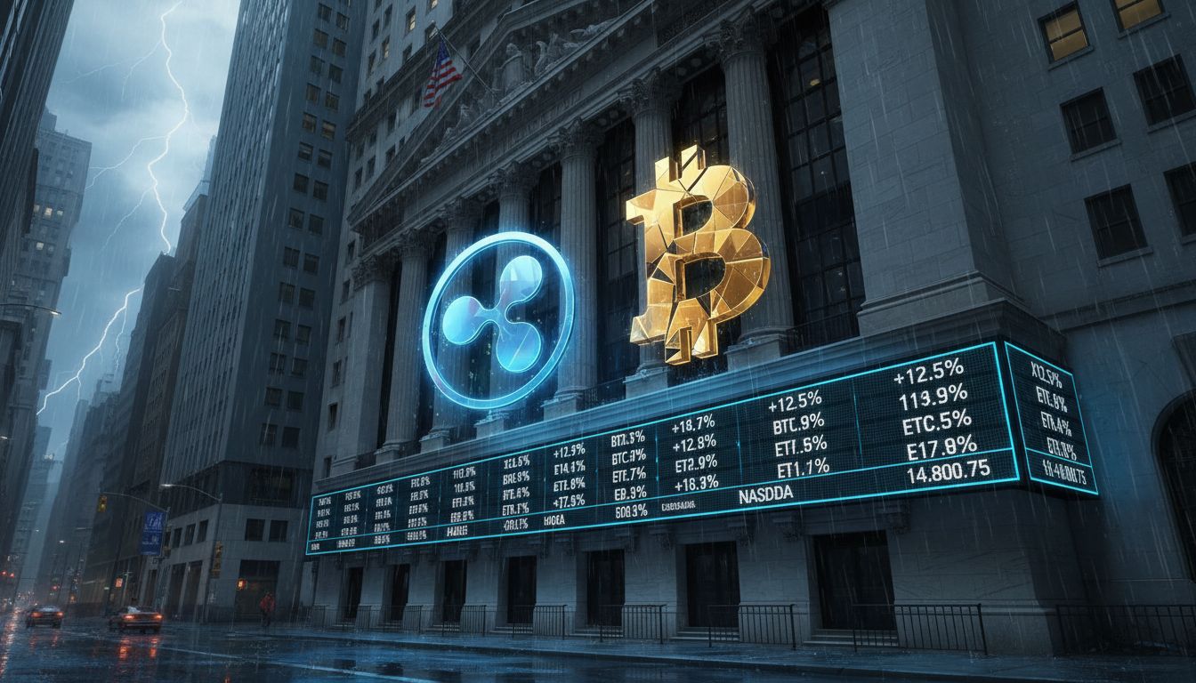 비트코인·XRP, NYSE 상장 펀드 통해 월가 진입…’주류 자산’ 부상