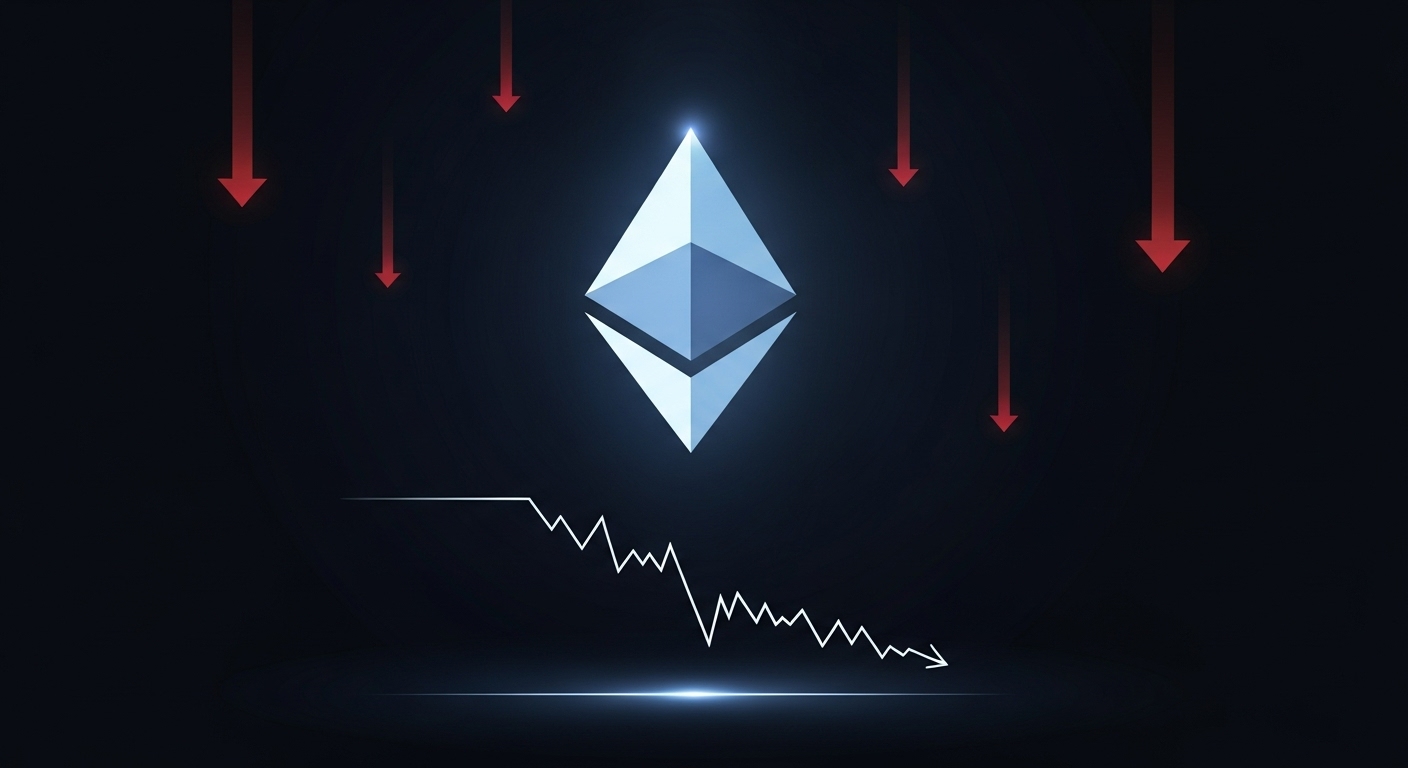 이더리움($ETH) 2,800달러 지지선 위태…온체인 급감에 하락 경고음