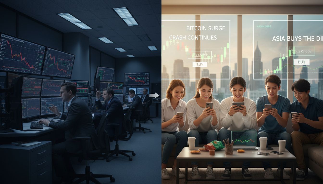 비트코인, 서쪽은 팔고 동쪽은 산다…코인베이스 프리미엄 ‘음수’가 보여준 수급 변화