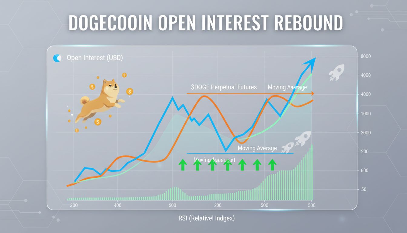 도지코인($DOGE) 미결제약정 15억 달러 회복…가격 반등 시그널 되나