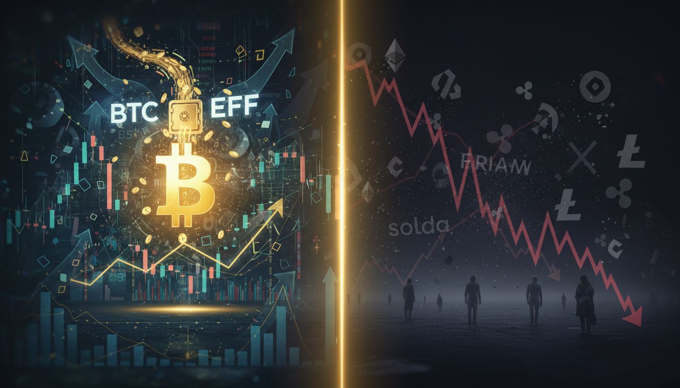 비트코인 12만 달러 찍고도…’ETF 쏠림’에 시장은 양극화 위기